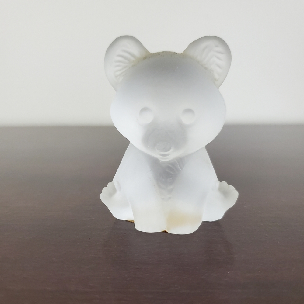 Kristalux Crystal Teddy Bear Figurine